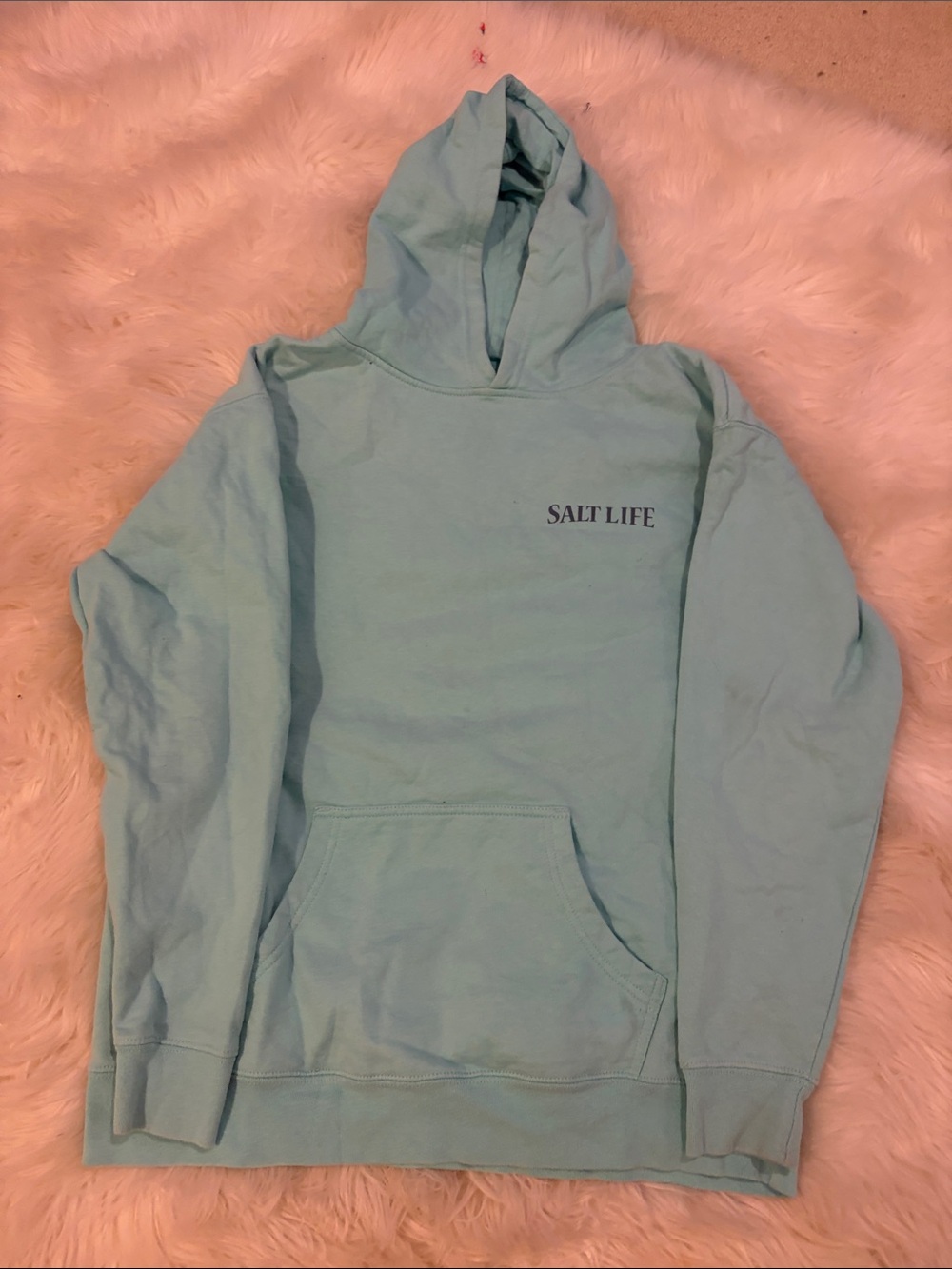 Salt Life Light Aqua Crewneck Hoodie